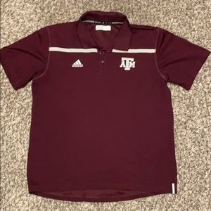 Texas A&M Adidas Polo - Size Large